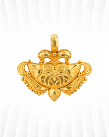 Traditional Floral Bow Pendant