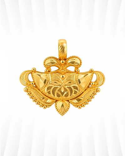 Traditional Floral Bow Pendant
