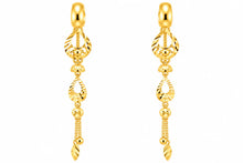 Elegant Circular Long Drop Earrings