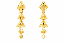 Diamond Jhumka Long Drop Earrings