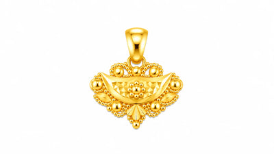 Floral Crescent Motif