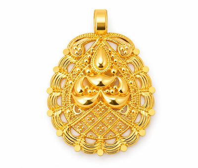 Traditional Gold Finish Designer Pendant
