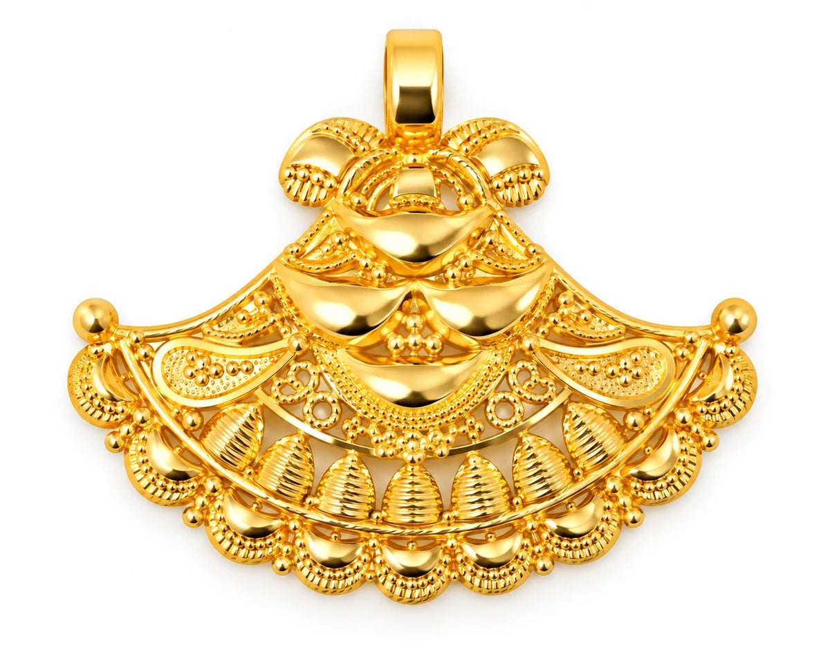 Traditional Gold Finish Designer Pendant