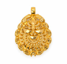 Traditional Gold Finish Ornamental Pendant