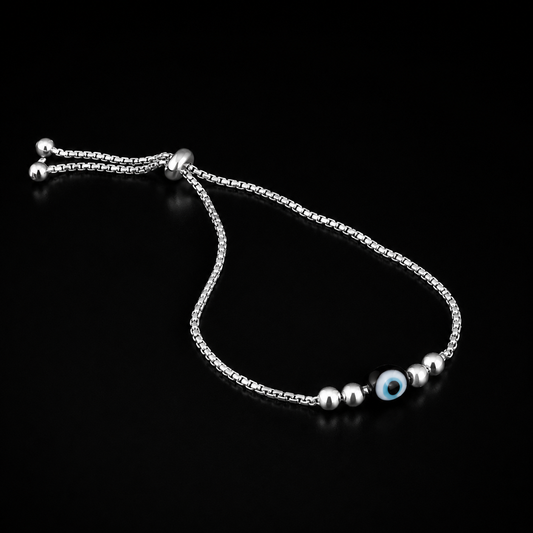 Evil Eye Bead Bracelet
