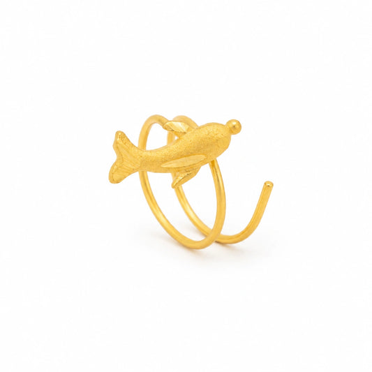 Butterfly Openwork Nose Pin