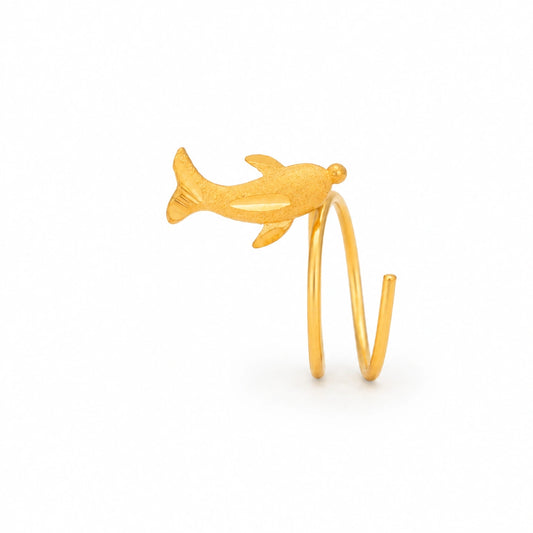 Butterfly Openwork Nose Pin