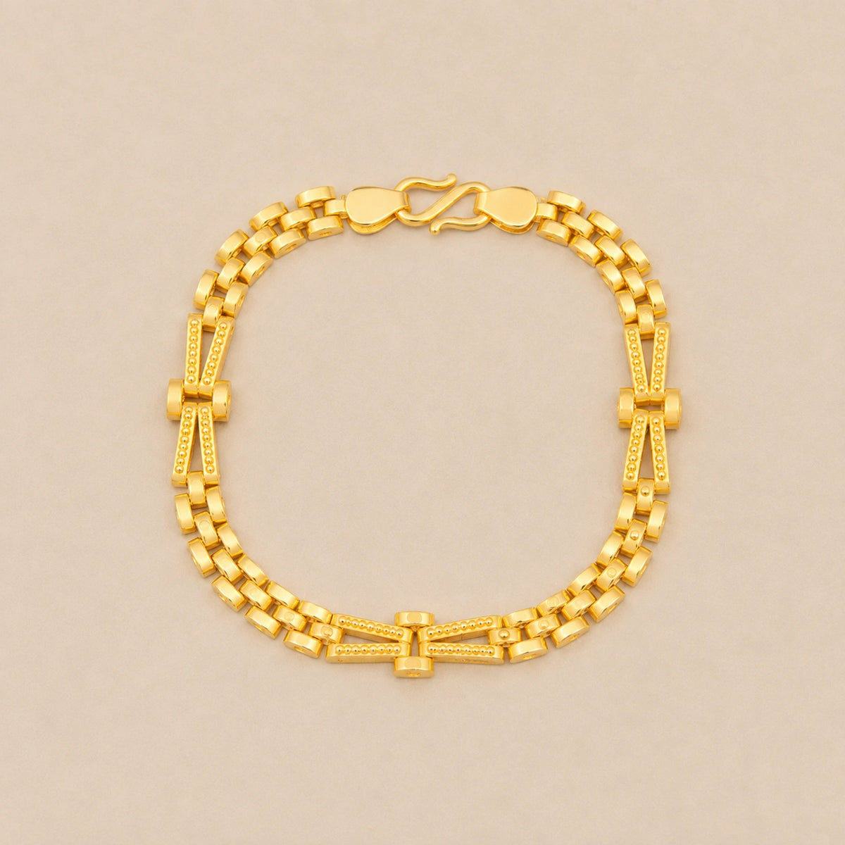 Minimal Polished Link Bracelet
