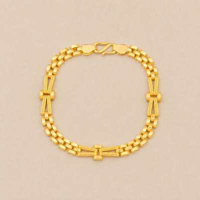 Minimal Polished Link Bracelet