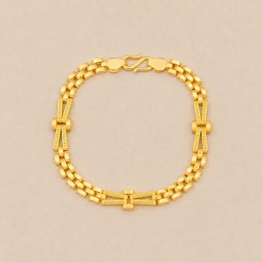 Minimal Polished Link Bracelet