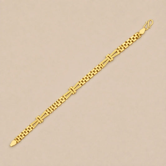 Minimal Polished Link Bracelet