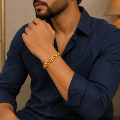Minimal Polished Link Bracelet