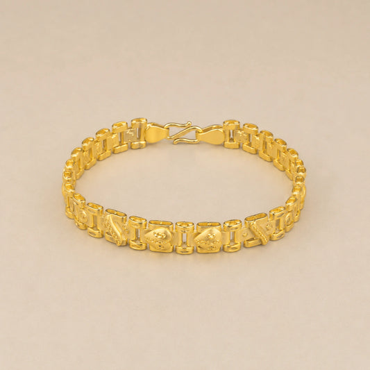 Ornate Link Pattern Bracelet