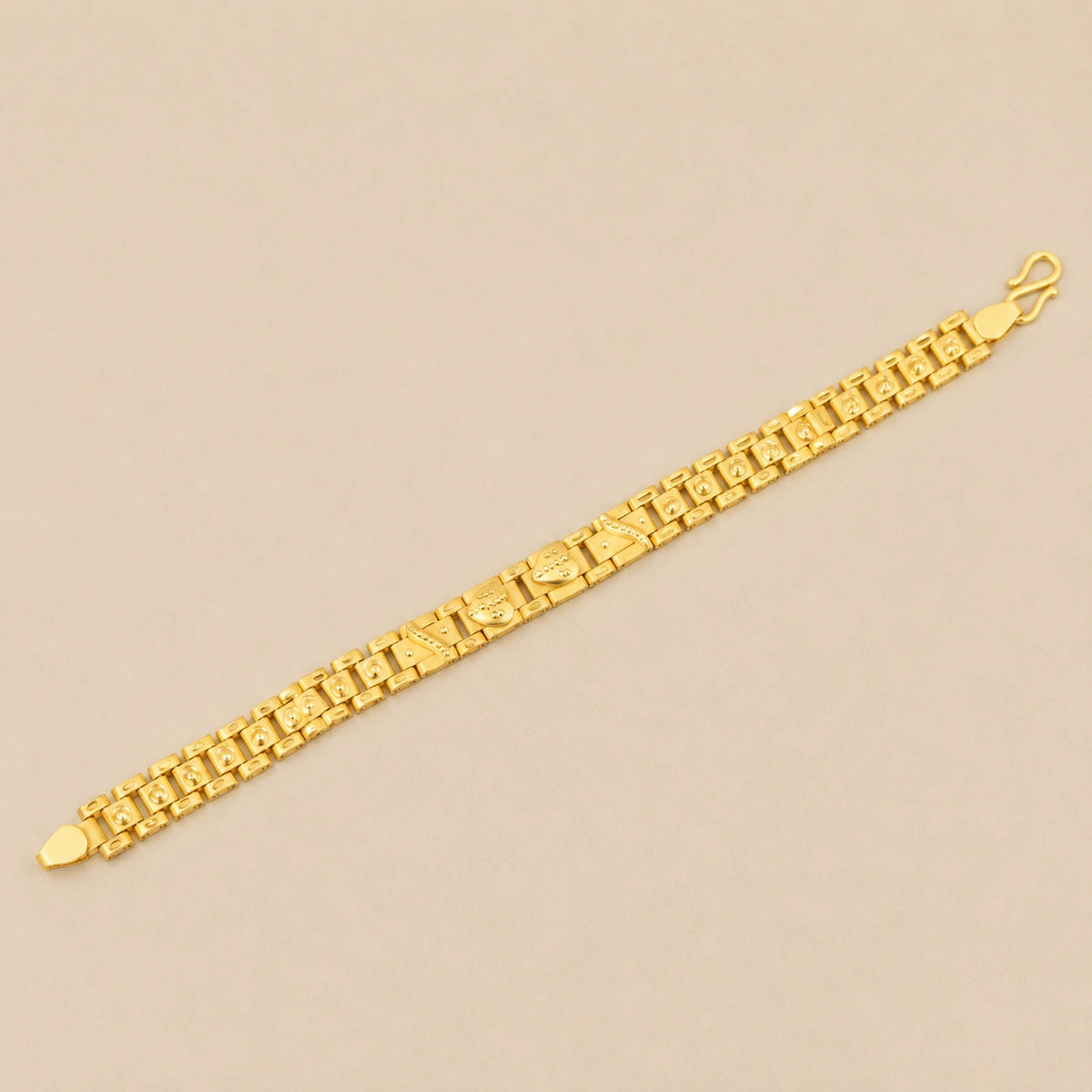Ornate Link Pattern Bracelet