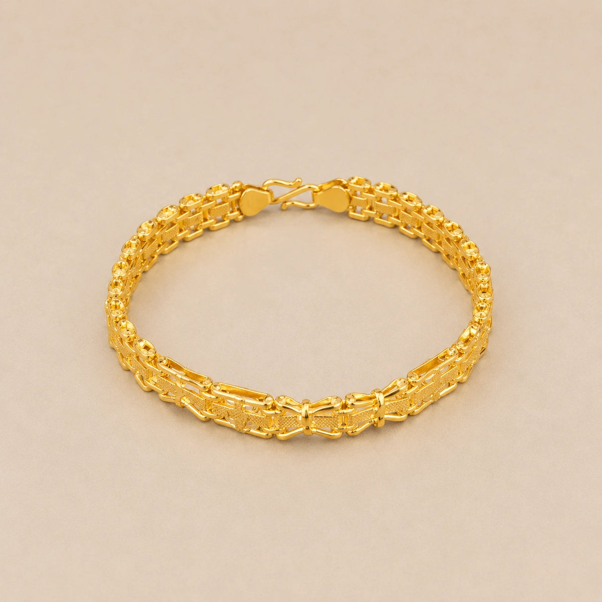 Double-Layer Geometric Bracelet