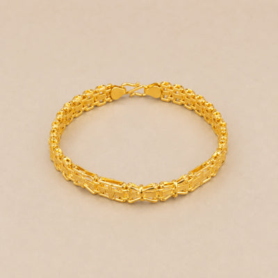 Double-Layer Geometric Bracelet