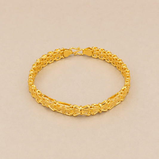 Double-Layer Geometric Bracelet