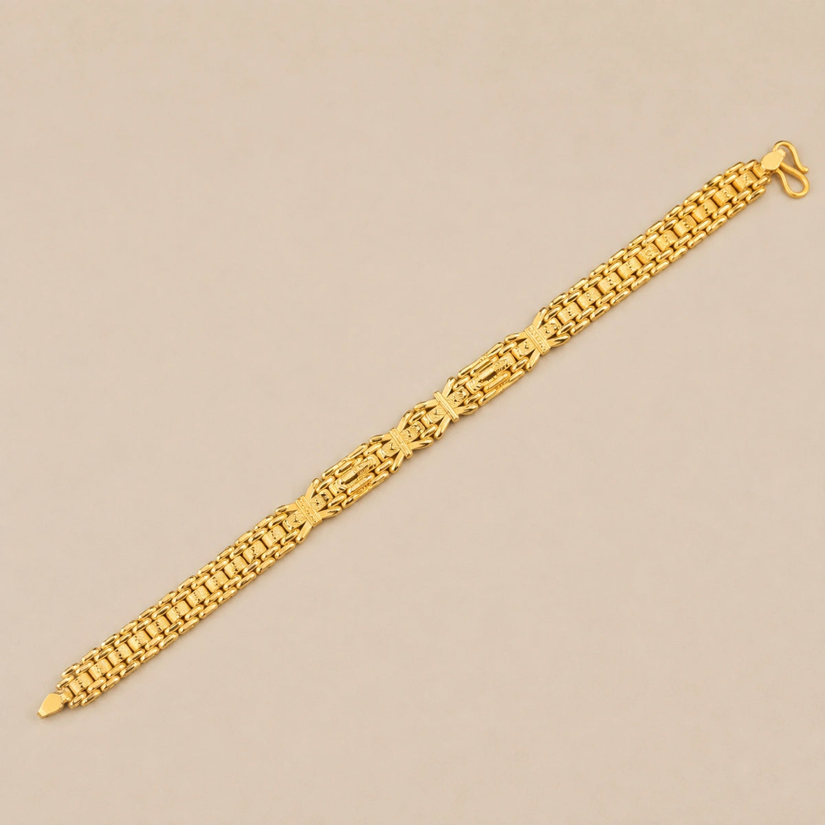 Double-Layer Geometric Bracelet