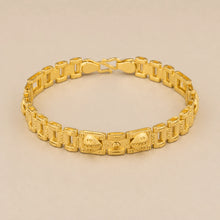 Textured Heritage Link Bracelet