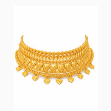 Royal Traditional Beaded Gold Choker Necklace
