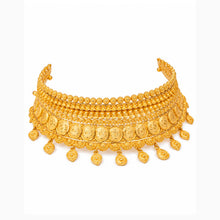 Royal Traditional Multi-Layer Gold Choker Necklace