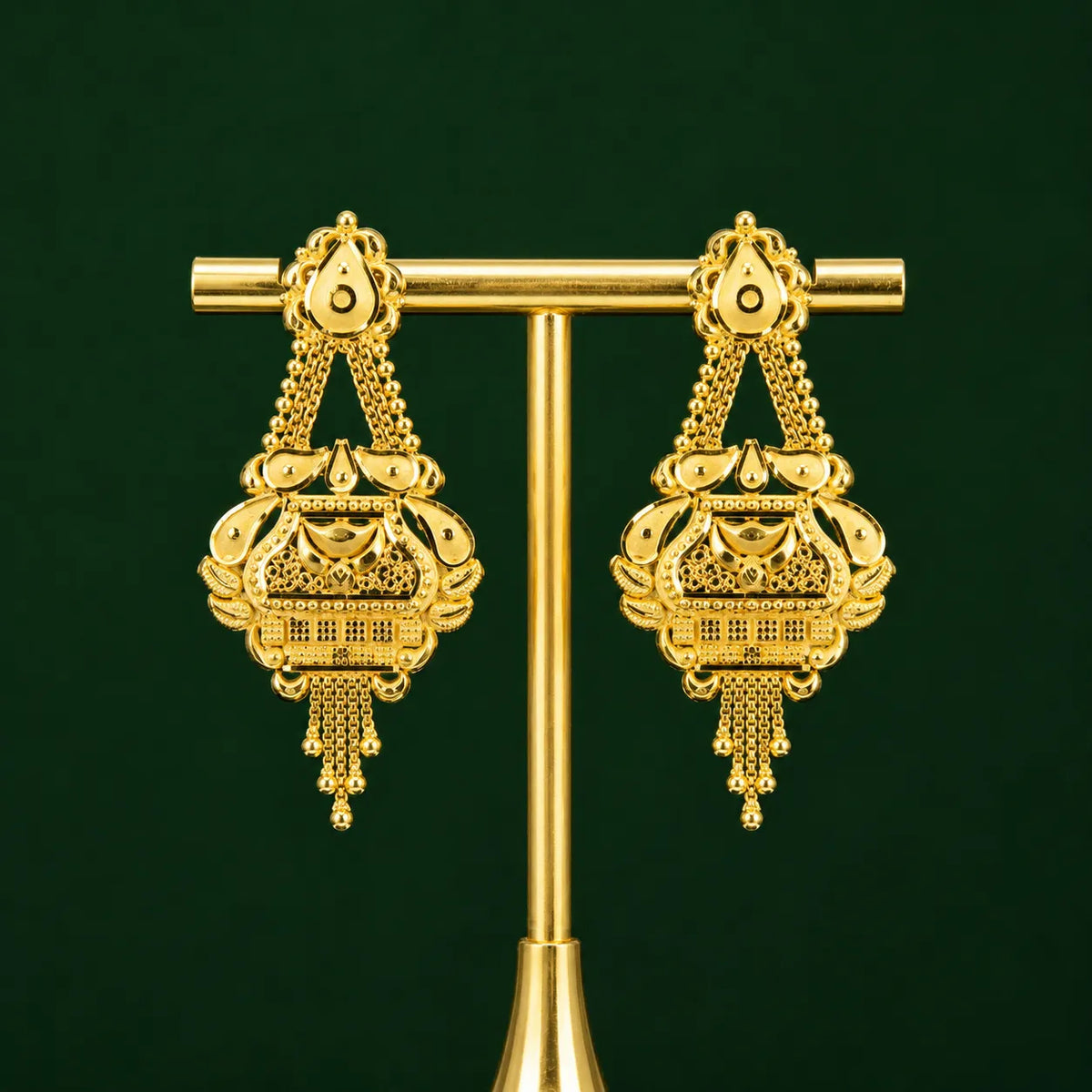 Traditional Filigree Dangler Earrings