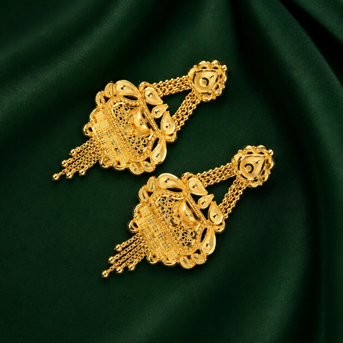 Traditional Filigree Dangler Earrings