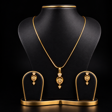Heart Design Necklace & Earrings Set