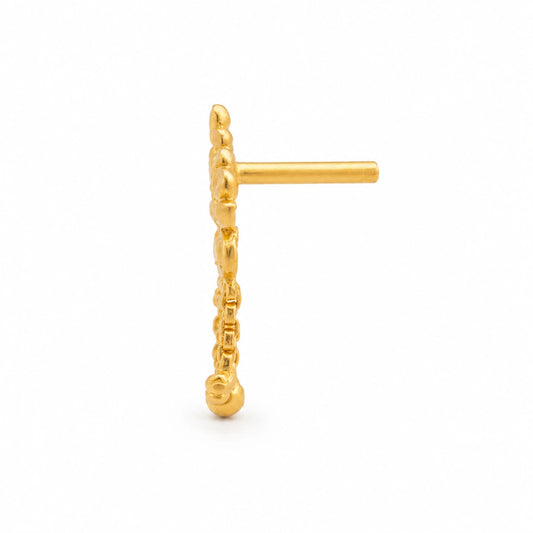 Fish-Shaped Nose Pin