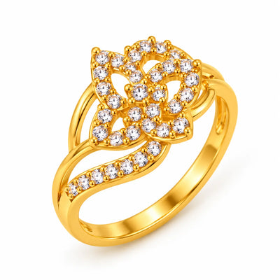 Floral Gold Ring