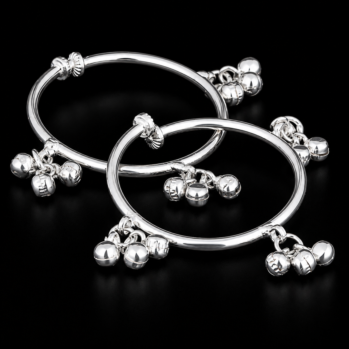 Bell Charm Kids Bangle