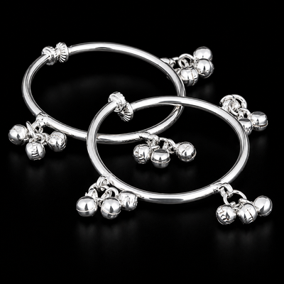 Bell Charm Kids Bangle