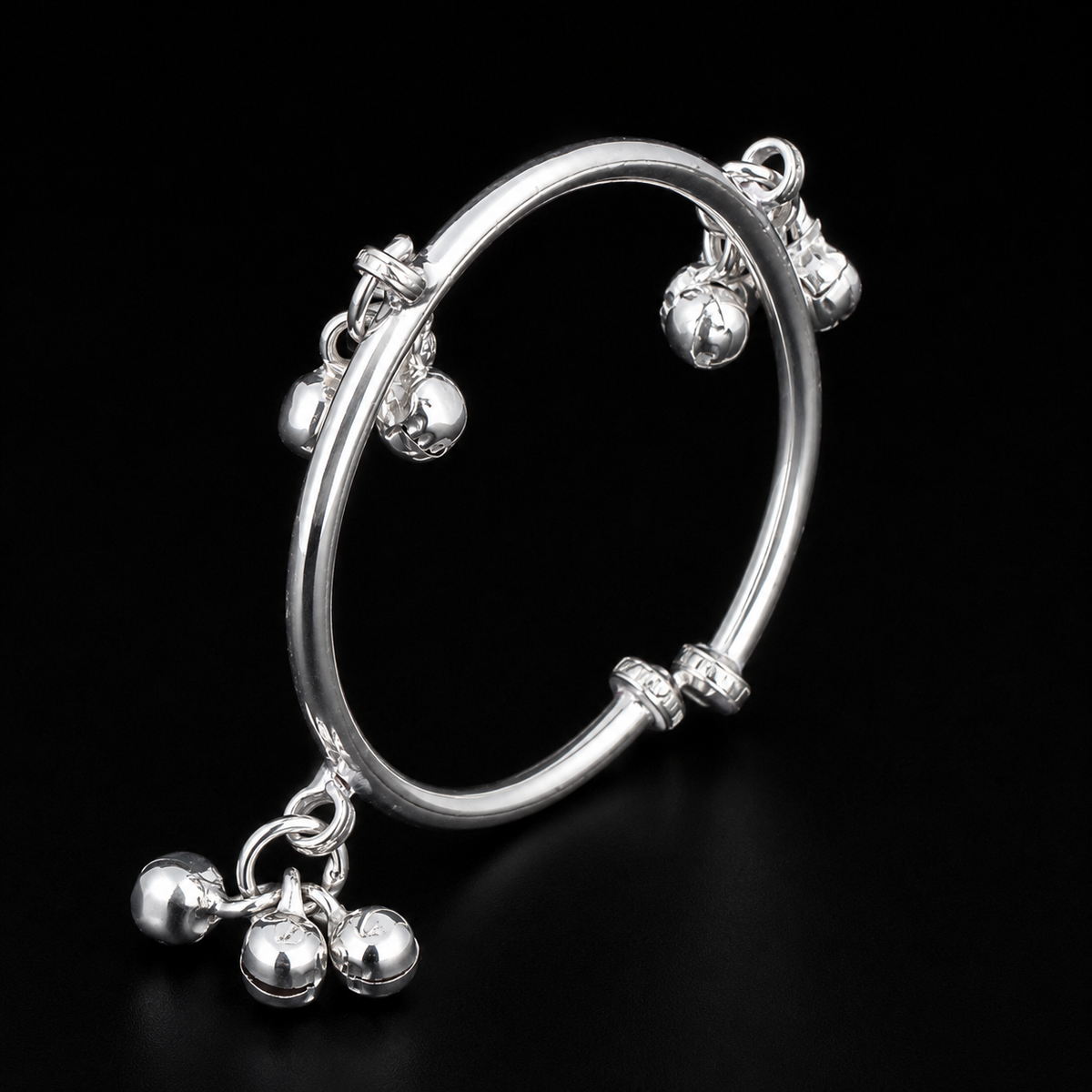 Bell Charm Kids Bangle