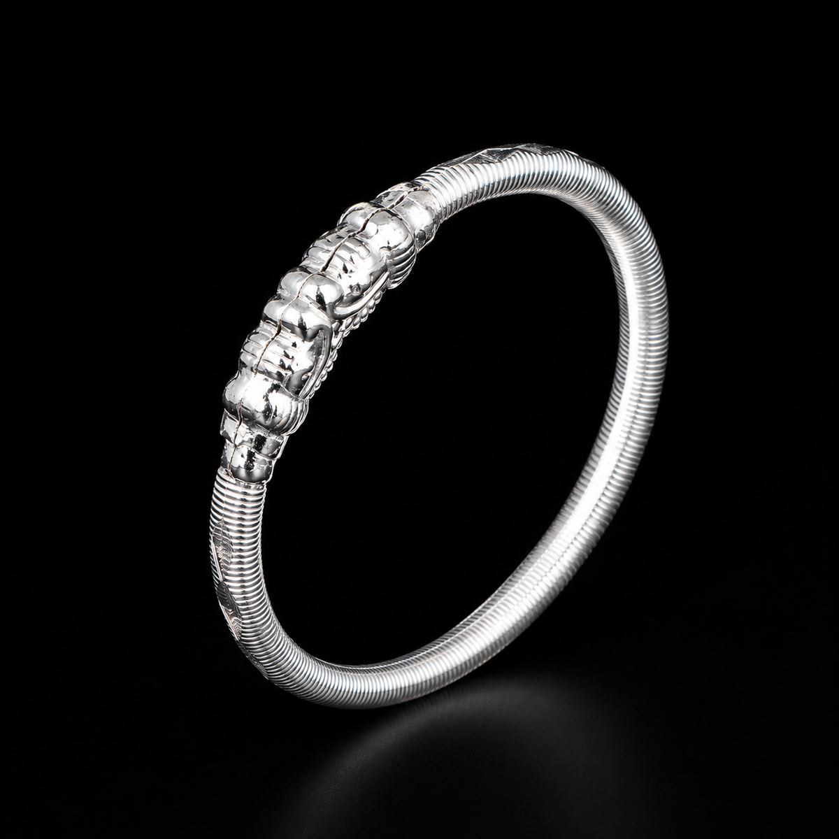 Contemporary Geometric Kids Bangle