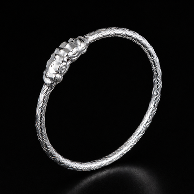 Sculpted Ornamental Kids Bangle