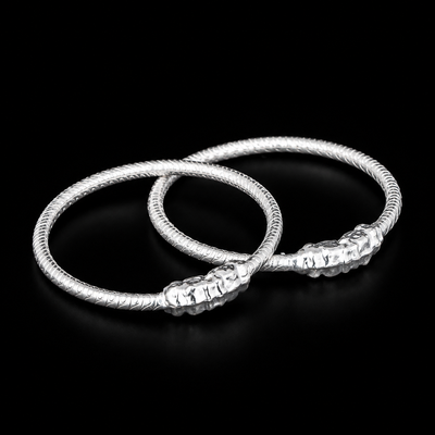 Sculpted Ornamental Kids Bangle