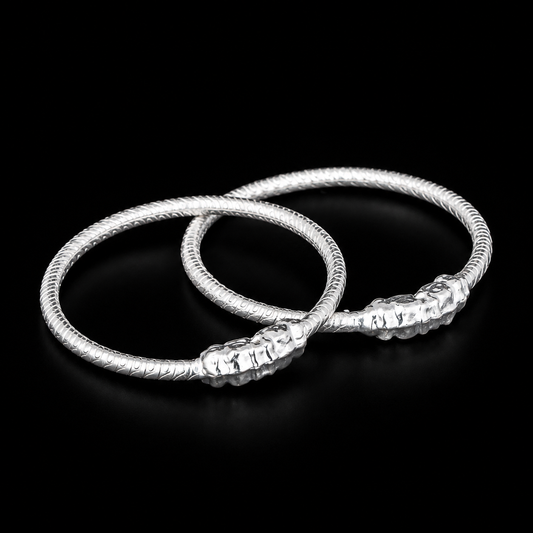 Sculpted Ornamental Kids Bangle