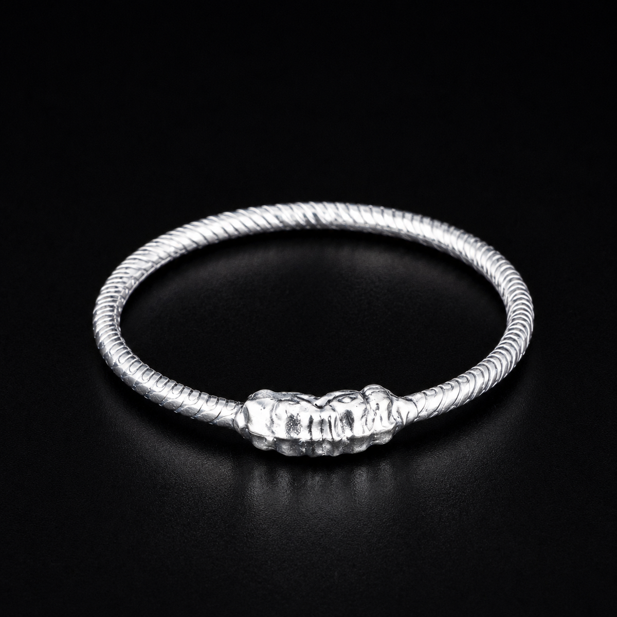 Sculpted Ornamental Kids Bangle