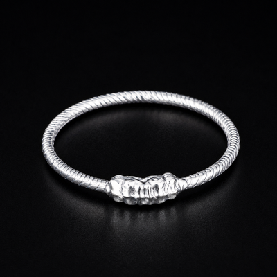 Sculpted Ornamental Kids Bangle