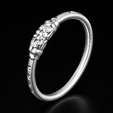 Textured Ribbed Kids Bangle