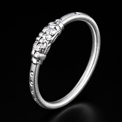 Textured Ribbed Kids Bangle