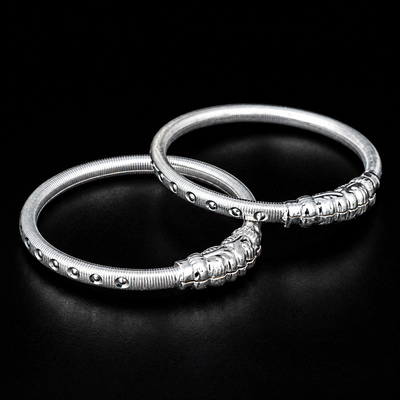 Textured Ribbed Kids Bangle