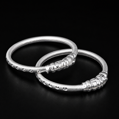 Textured Ribbed Kids Bangle