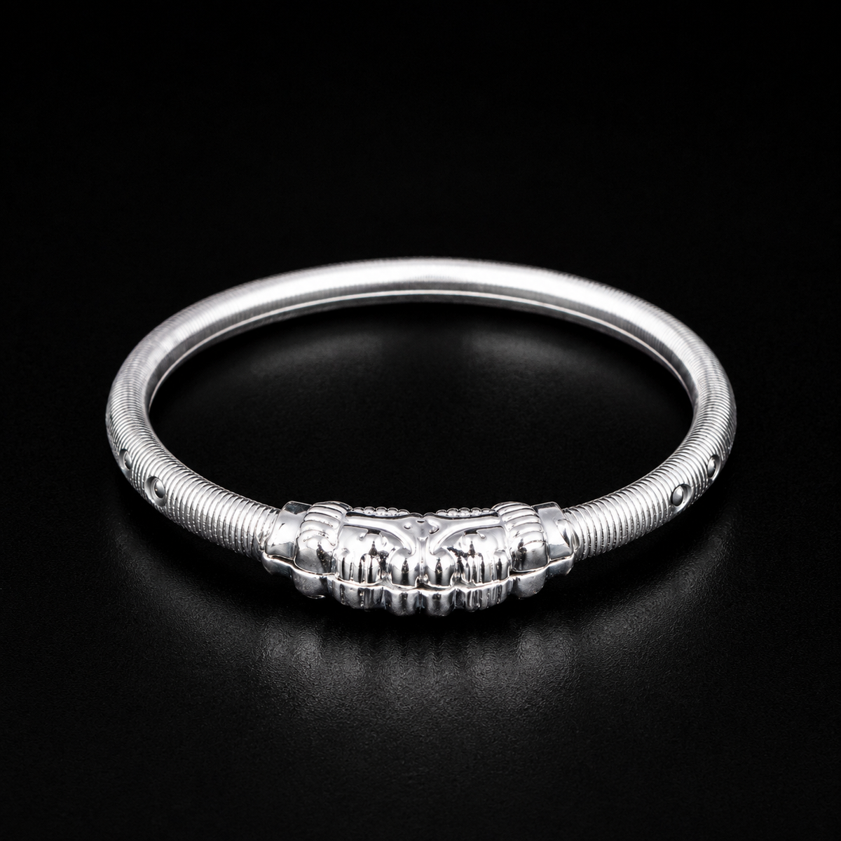Textured Ribbed Kids Bangle