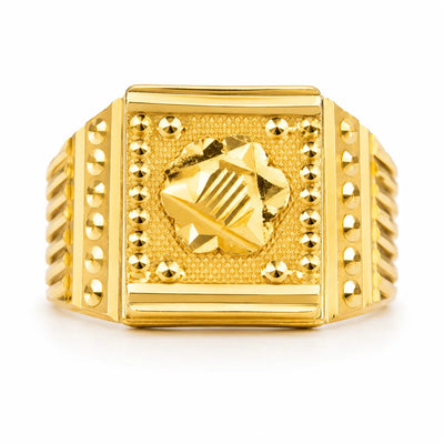 Square Face Men's Ring