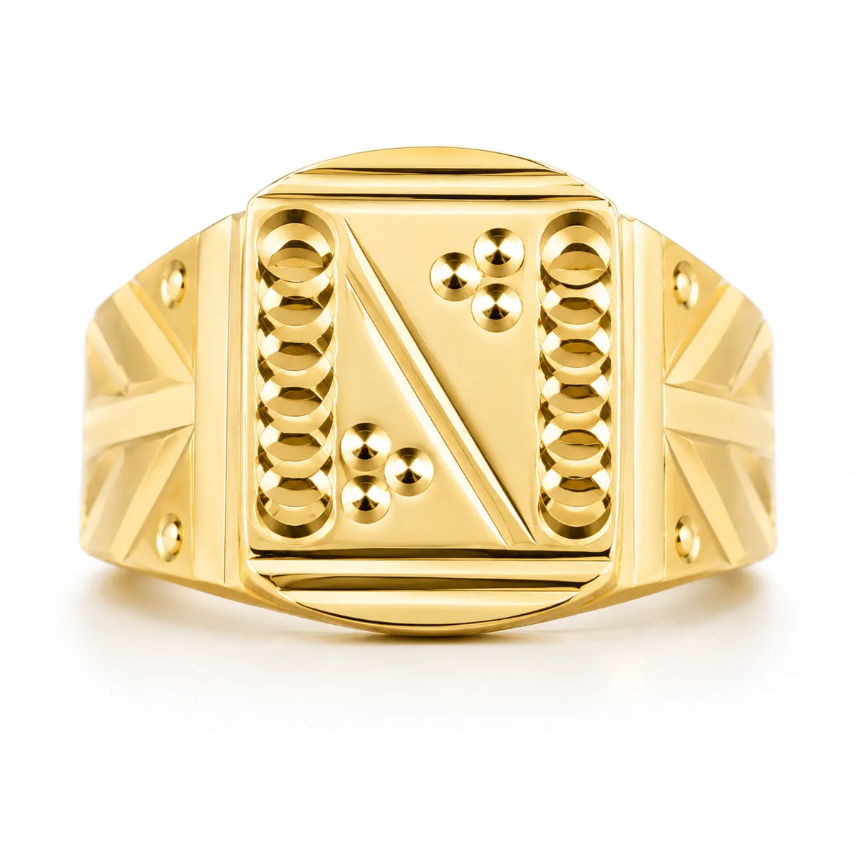 Geometric Design Men's Ring