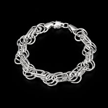 Men's Open-Loop Silver Bracelet