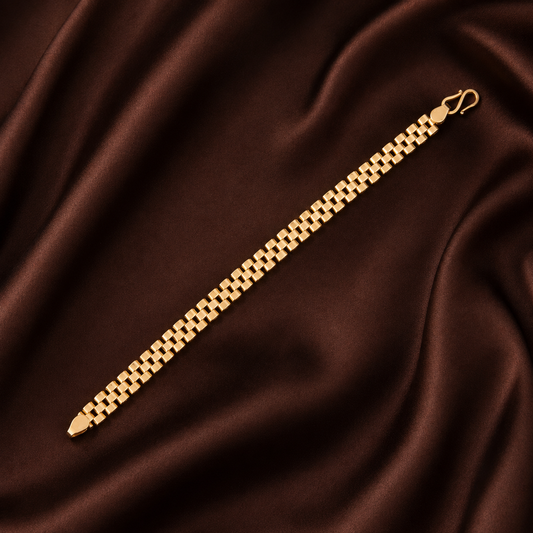 Men's Slim Double-Link Bracelet