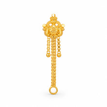Decorative Floral Multi-Chain Nose Pin