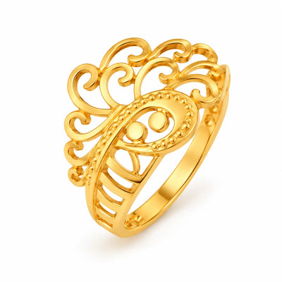 Ornate Gold Filigree Ring